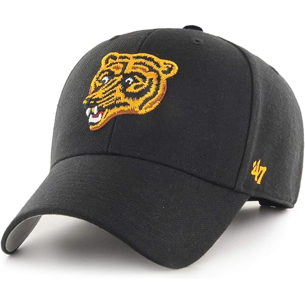 47 Brand MVP Vintage Chicago Blackhawks Cap - Relaxed Fit, Adjustable Strap, Wool Blend