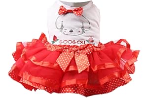 YWSTYllelty Hundemantel Winter Für Chihuahua Kleid Prinzessin Kleid Hündchen Schöne Erdbeere/Haustier Ananas Paare Haustierkleidung Hundemantel Schwarz (1-Red, XL)