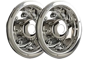 HANSEN STYLING PARTS 2 tapacubos universales de 17,5 pulgadas para camiones y furgonetas