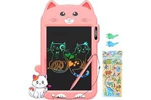 Mamaeco Tavoletta Grafica Bambini 8.8 Pollici, LCD Colorata Lavagnetta Cancellabile Giochi 3 4 5 6 7 8 Anni, Regali di Natale di Compleanno di Pasqua per Ragazze