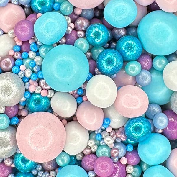 A Pinch Of - Pearls Ix - Halloween - Cake Topper Sprinkles - 30g Edible Shier Ball Cupcake - View #2