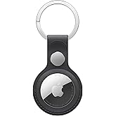 Apple AirTag Mikro Dokuma Anahtarlık - Siyah ​​​​​​​
