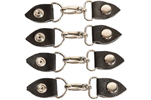 LSM LMS - Rallonges de veste de motard avec fermoirs métalliques