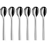WMF Nuova Kaffeebecherlöffel Set, 6-teilig, Kaffeelöffel, groß, spülmaschinengeeignet, L 15,5 cm, Cromargan Edelstahl poliert