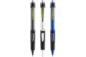 uni-ball SN-220 Power Tank wysuwany długopis - 1,0 mm - czarny, biały i niebieski - opakowanie 3 szt