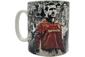 fan originals Manchester Football Legends of United Eric Cantona Ceramic Mug Red