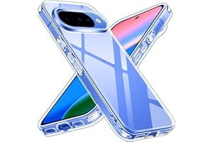 ‎IVOLER ivoler Nigdy nie żółknie, przezroczyste etui do Google Pixel 10 / Google Pixel 10 Pro, [wojskowa ochrona] odporne na uderzenia i zarysowania, przezroczyste etui ochronne, cienkie przezroczyste etui na