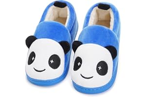 Sisttke Pantoufles Hiver Enfant Chausson Fille Garçon Chaussures de Maison Hiver Antidérapant Slippers pour Femme Homme