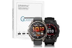 NEWZEROL 4 Sztuki Folii Ochronnych na Wyświetlacz Kompatybilne z Garmin Fenix 8 51mm Solar/8 pro AMOLED 51mm/Fenix 7X 51mm /7X Solar/Sapphire Solar [Bez pęcherzyków Powietrza] Wysokiej Rozdzielczości