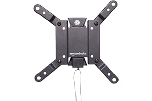 Amazon Basics Support Mural inclinable pour télévision - pour TV de 30.5 - 101.6 cm (12 à 40 Pouces) - VESA 200 x 200, Noir