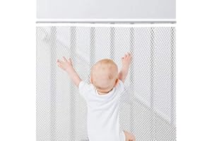 HELWEET Balustrade Escalier Filet, Filet de Sécurité pour Enfants, Filet de Protection pour Escaliers, Filet de Protection Enfant, Balustrade Escalier Filet, Bébé Filet de Sécurité, Filet Escalier (2m x 78cm)