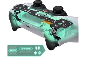 eXtremeRate Whole Clicky Kit para ps5 Mando BDM-030 Micro Switch en Gatillos L2R2/Botones Delanteras/D-Pad y Táctile Switch en L1R1 Trigger Clic de Ratón para ps5 Control Accesorios(Versión Ligera)