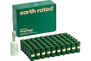Earth Rated Unscent Woreczki na Odchody, Zielony, 900 Sztuk