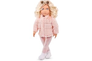 Our Generation Ava Doll - 18-inch Fashion Doll, Pink Faux-Fur Coat, Winter Outfit, Snow Boots, Stylish Sunglasses, Winter Themed Girl Doll For Ages 3+