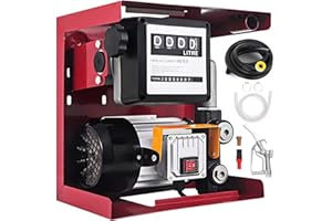 VEVOR Pompe diesel auto-amorçante 60L/min, pompe gasoil électrique 550W pompe à fioul auto-amorçante, pompe à huile auto-amorçante 230V, pompe de transfert de gasoil, pompe à essence