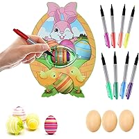 LASULEN Easter Egg Decorations Kit Egg Painting, Easter Egg Spinner Decorating Machine, Egg Painting Dyeing Coloring…