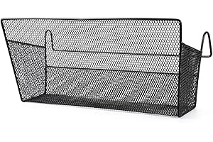 SUMNACON 1 x Hängekorb für Schlafsaal, Bett, Büro, Schule, Etagenbett (schwarz)