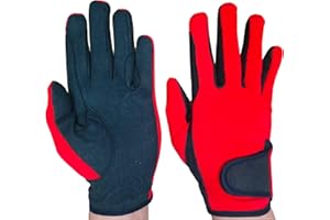 Mustang Eq Youth Equestrian Gloves for Girls & Boys Children Gloves All Weather Outdoor Sports Gloves Horse Riding