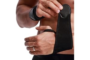 Neotech Care Wrist Band - Elastic & Breathable Fabric - Adjustable Compression Strap - Men, Women, Right or Left - Support Wrap for Protection or Sports (Black Colour, Size L, 1 Pair)