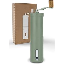 LAMBDA COFFEE® Roestvrijstalen mok, 2 x 360 ml thermobeker met handvat, dubbelwandige geïsoleerde koffiebeker voor camping en outdoor, thermische koffiebeker (rood