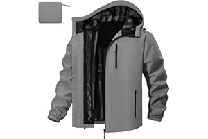 FemiChic Chubasquero Chaqueta Hombre Poncho Impermeable Ligera Running Softshell Verano Senderismo