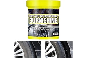 HEEFENG 300G Tire Maintenance And Coating Paste,Tyre Maintenance And Coating Paste,Tire Cleaner Paste,Tire Coating Wax,Car Tire Coating Wax,Car Tyre Shine,Tire Rust Cleaning And Brightening Cream,Tyre Shine