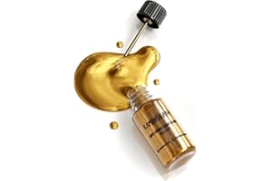 ‎KAMENSKAYA KAMENSKAYA Liquid Gold Leaf Paint: Alcohol Based Fast Drying Rich Gold Liquid Gilding, 0.68 fl oz (20 ml)