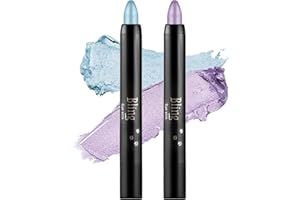 Boobeen Eyeshadow Pencil Crayon Waterproof Eyeshadow Stick Shimmer Cream Eyeshadow Pen Create Glitter Eye Makeup, Easy to Use