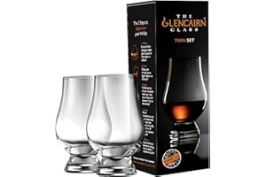 Glencairn - Vaso de whisky en caja de regalo, juego de 2