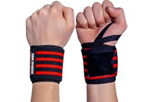 JSM FITNESS Owijki na nadgarstki, opaski, taśmy usztywniające, stabliizujące - Wrist straps - 2 szt.