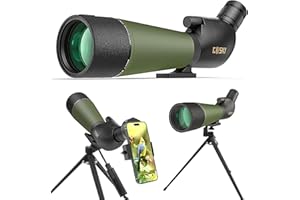 ‎GOSKY Gosky Spektiv Vogelbeobachtung 20-60 x 80 Porro Prism für sportschützen - wasserdichtes für das Schießen von Vogelbeobachtung Wildlife Scenery