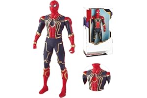 HENDPOCK Figuras de araña para niños, juguete de 17 cm, figuras de anime, héroes, figuras de cabeza y brazos, giratorio, decoración para tartas, figura de juguete, personajes, estatua, coleccionables, héroes,