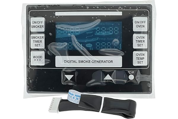 ORIGPARTS Kontrollkretskort reservdelar för Bradley Digital 4 Rack & 6 Rack elektrisk rökare (displaypanel)