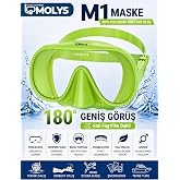 MOLYS M1 DALIŞ MASKESİ + ANTI FOG (BUĞU &Ouml;NLEYİCİ FİLM)