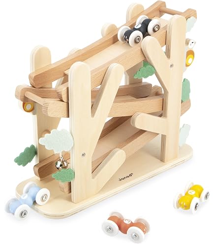 Pyramide à empiler et figurines animaux bébé -Jouet éveil Janod x WWF