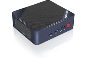 BOSGAME Mini Gaming PC AMD Ryzen 7 6800H (8C/16T, 4.70Ghz) Mini PC 16GB DDR5 512GB PCIe4.0 SSD,Mini Computers W11 Pro WiFi 6/BT 5.2 /4X USB3.2