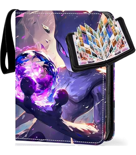 REDORELA Classeur Carte Album Capacité De 50 Pages De 400 Pochette Imperméable Collectionner