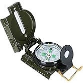 Grenhaven Professional Waterproof Military Compass Camouflage | Pocket Compass for Expeditions, Map Reading, Navigation, Orie
