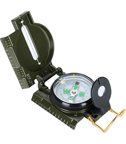 Bussola Militare Da Marcia - Professionale, Tascabile E Impermeabile | Per Escursionismo E Caccia - Foto 8