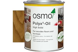 Osmo Polyx®-Oil Tints - Hard Wax Oil 3071, Honey Satin Finish, 750ml - Durable Wood Oil for Wooden Furniture, Water-Resistant Floor Wax, Wood Treatments - Ideal for Oak, Pine, Spruce, Beech & More