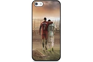Générique Cover per iPhone 6 / 6s Silicone TPU Ronaldo Messi Star del Calcio Real di Madrid Barcellona CR7 Suarez M Bappe 3 Ref 3