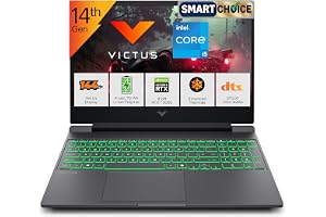 HP Smartchoice Victus, 14th Gen Intel Core i5-14450HX, 6GB RTX 3050, 24GB DDR5(Upgradeable) 512GB SSD, 144Hz, 300 nits, 15.6''/39.6cm, Win11, Office 24, Mica Silver, 2.3kg, fa2303/15tx, Gaming Laptop