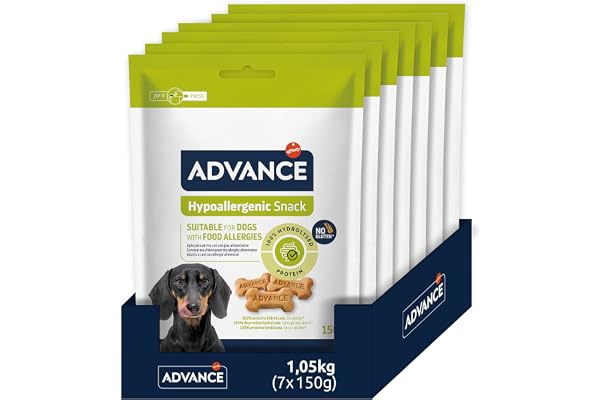Advance Snacks - Hypoallergenic Snack pour Chien - Pack 7 x 150gr - Total 1050 g