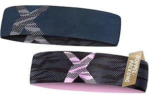 ‎A R O C SPORTS Stirnband Sport X - dünn, Ultraleicht, hoch elastisch - Schweißband und Haarband für Herren Damen und Kinder
