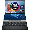 ASUS Zenbook Duo OLED (2024), 14" (35.56cm) FHD OLED Touch Display, Intel Core Ultra 9 185H, Built -in AI, Dual Screen Laptop (32GB/2TB SSD/Intel Arc Graphics/Win11/Gray/1.65 Kg), UX8406MA-QL971WS