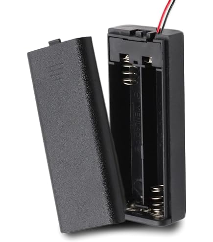 Porte-piles Plat Pour 2 Piles AA - Câble 20 Cm, Tension 3V, Compatible Arduino, Projets électroniques DIY - 3