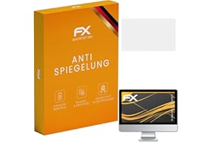 atFoliX Panzerfolie kompatibel mit Apple iMac 21,5 Model 2017 Schutzfolie, entspiegelnde und stoßdämpfende FX Folie