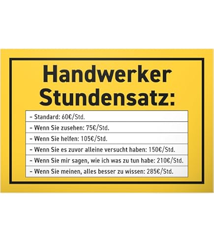 DankeDir! Selbstbedienung Schild 30x20cm - Lustiger Spruch Für Gastronomie & Kneipen