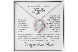 NONNA PROFESSIONISTA Collana Donna Figlia Nipote Amore Finitura in Oro, Argento Idee Regali per lei Compleanno Natale - Cofanetto con DEDICA incluso