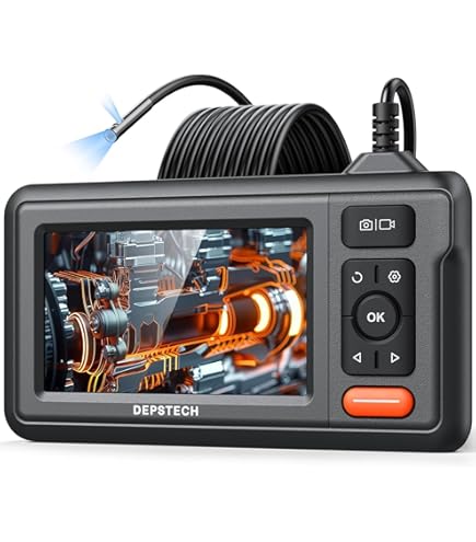 Endoscope Industriel 4,3 Pouces Couleur écran LCD Caméra D'inspection